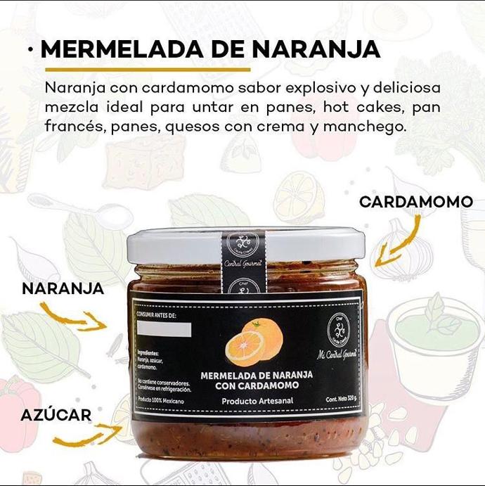 Mermelada de Naranja con Cardamomo