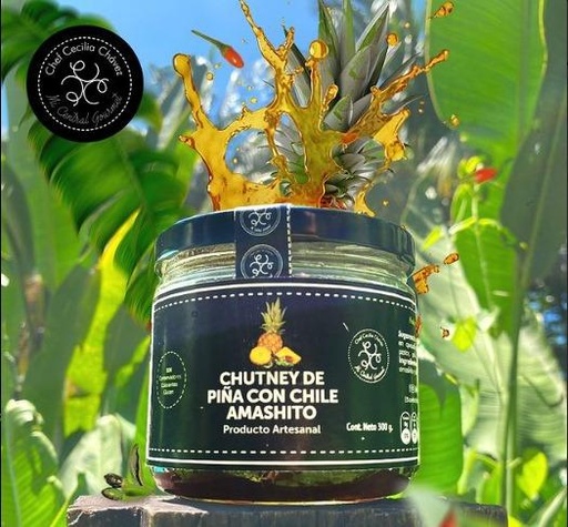 Chutney de piña con chile amashito